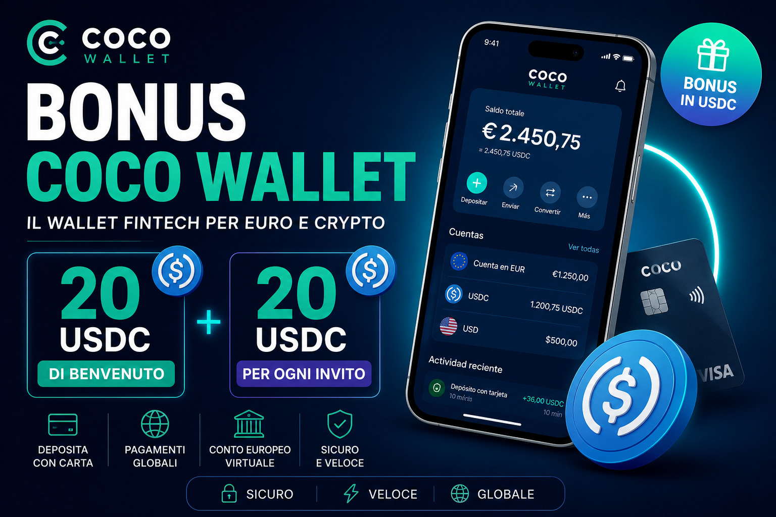 Bonus Coco Wallet 2026 guida completa