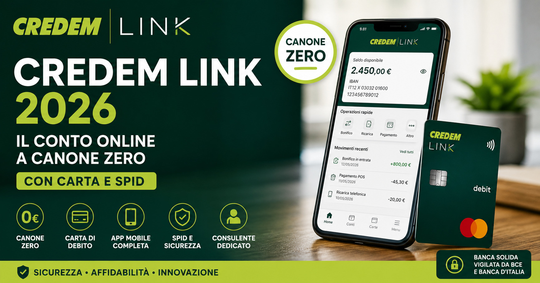 Conto Credem Link 2026