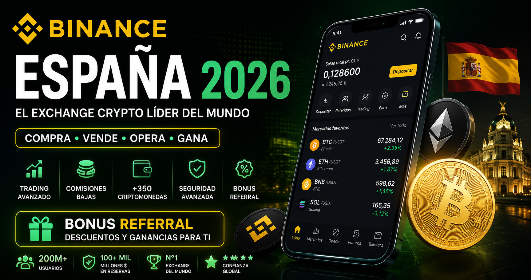 Binance España guía completa 2026