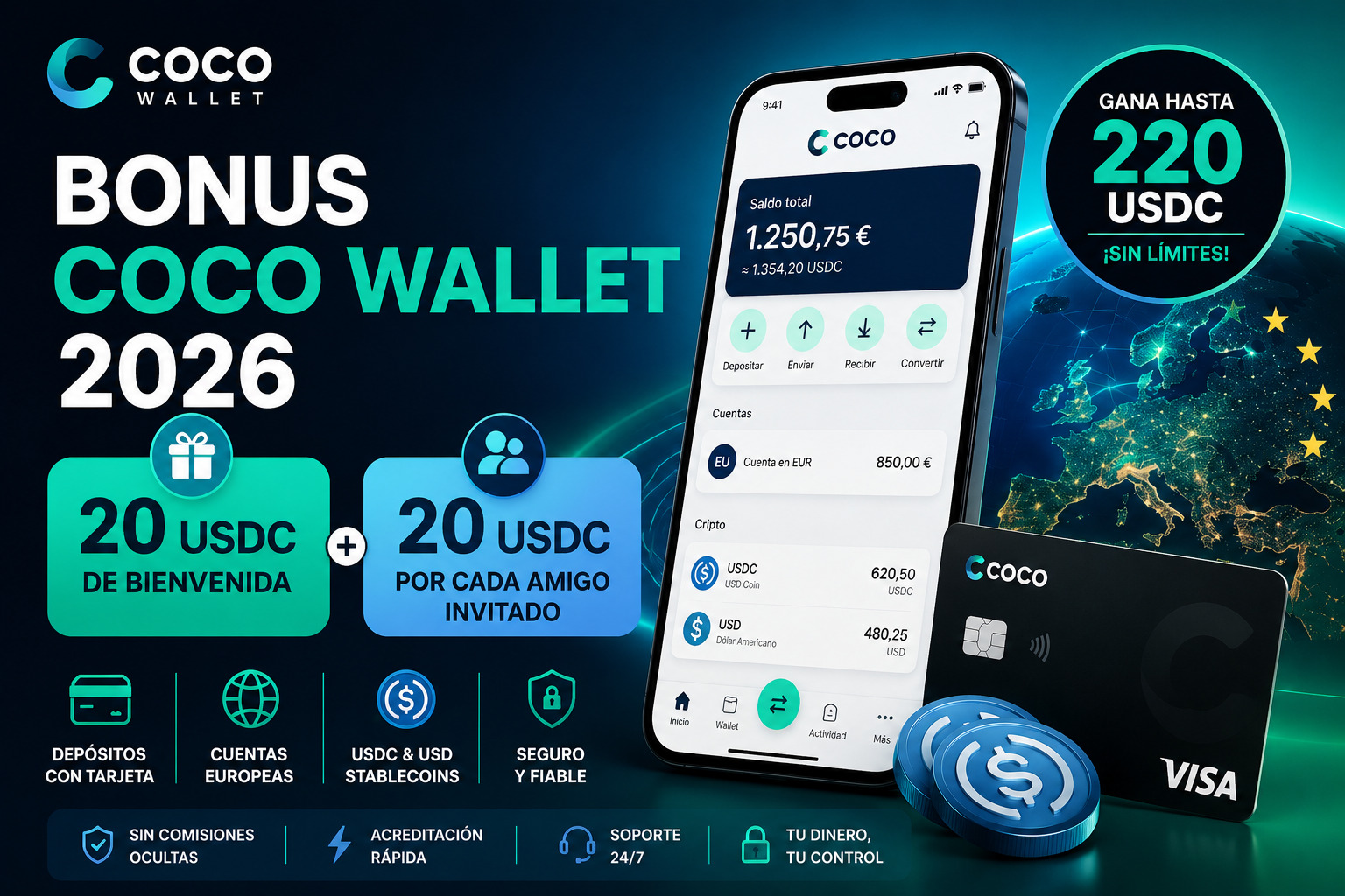 Bonus Coco Wallet 2026 guía completa