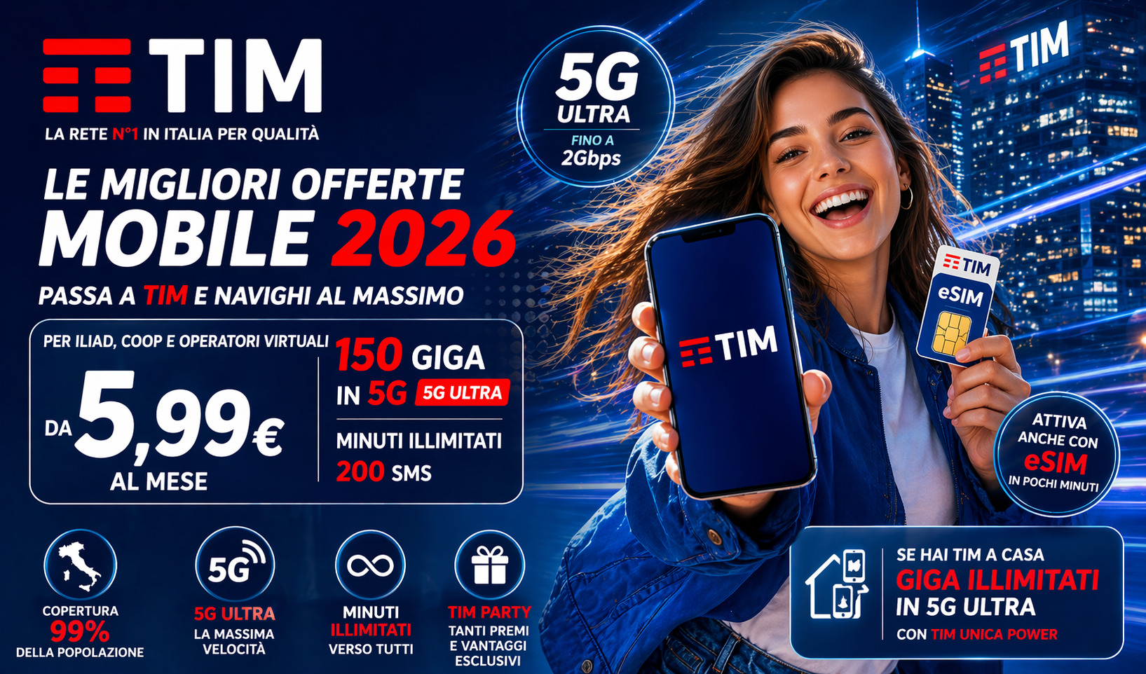 TIM Mobile offerte 2026