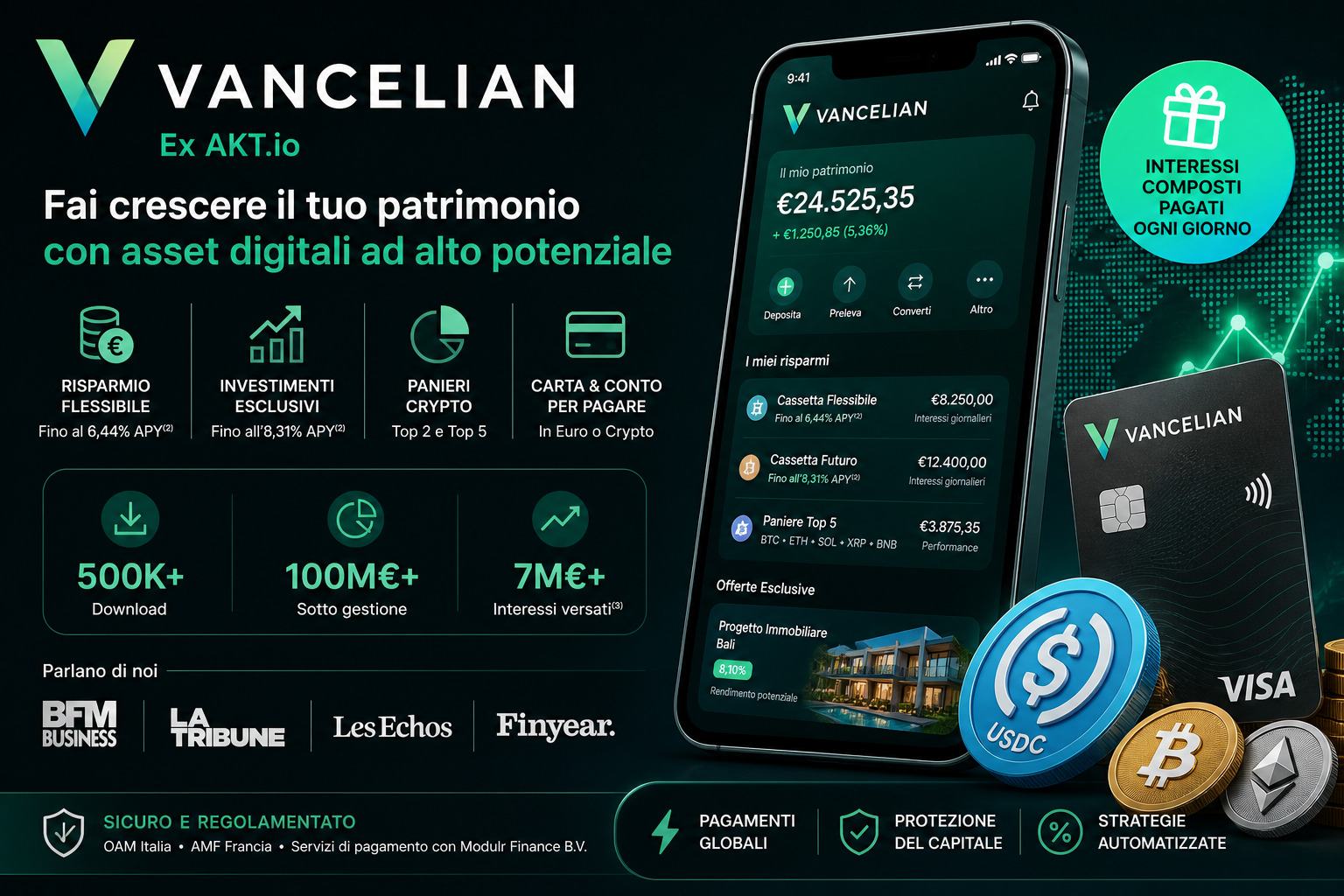 Vancelian 2026 risparmio crypto e asset digitali